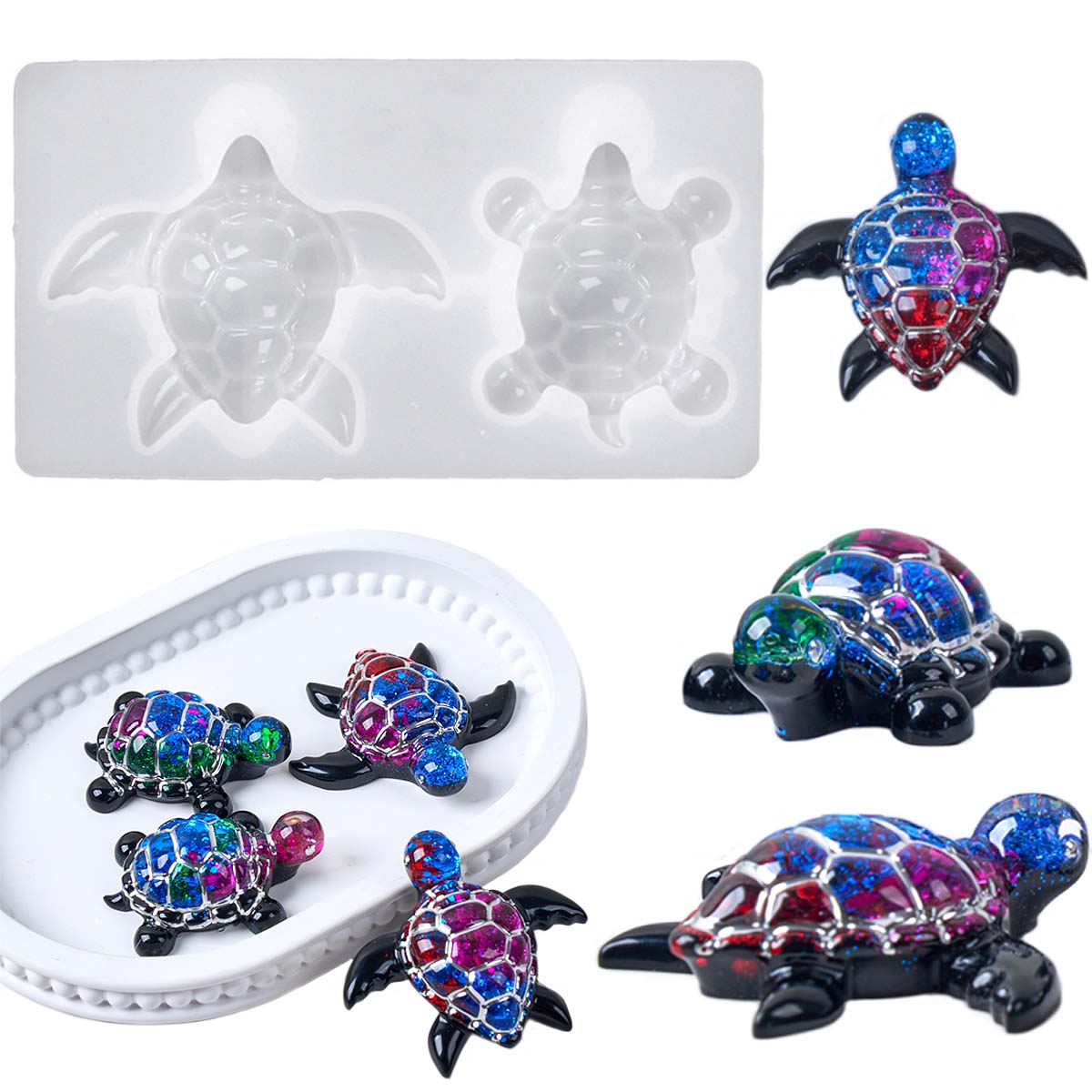 3D Sea Turtle Keychain Silicon - Jewelry Making Mold review and price