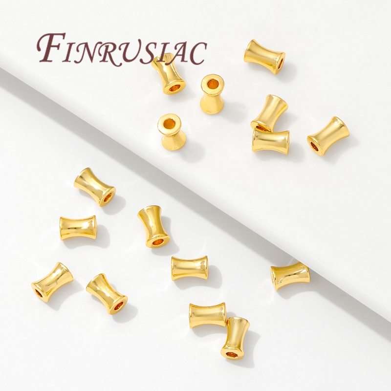 18K Gold Plated Brass Tube Bea - Jewelry Making Youtube review and price