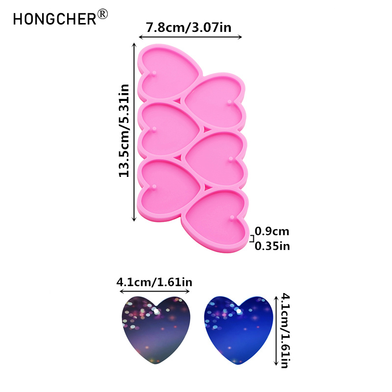 Shiny Mirror Love Epoxy Resin  - Jewelry Making Mold review and price