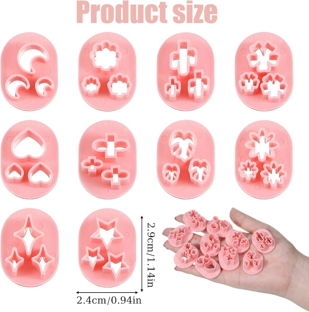 10 Pcs Polymer Clay Cutters, F - Jewelry Making Mold review and price