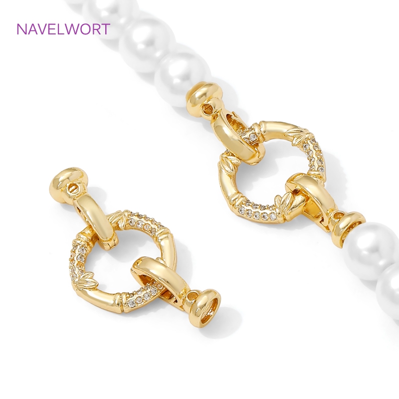 1/2Pcs 14K Gold Plated Pearl C - Jewelry Making Findings review and price